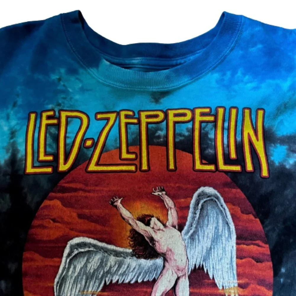 2/$30 LED ZEPPELIN US 1975 Tour T shirt tee, tie dye, short sleeve cotton unisex - Picture 6 of 10